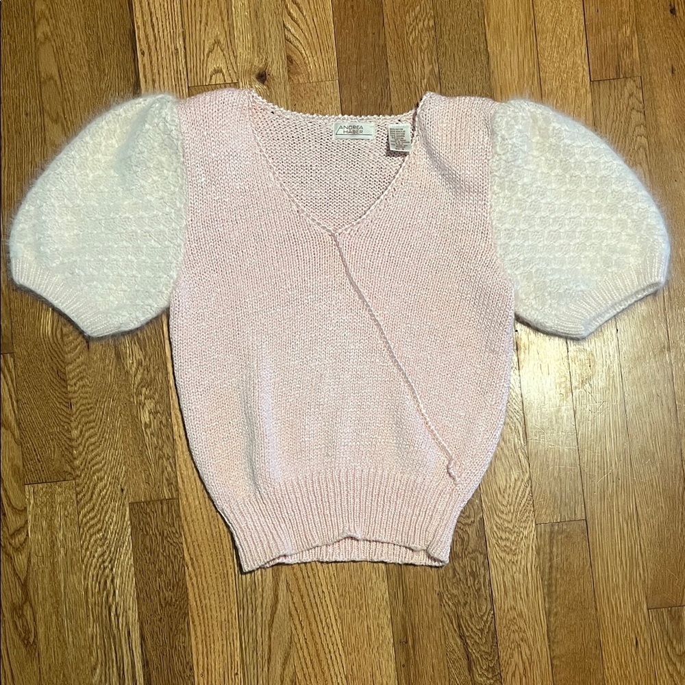 Vintage pink sweater shirt